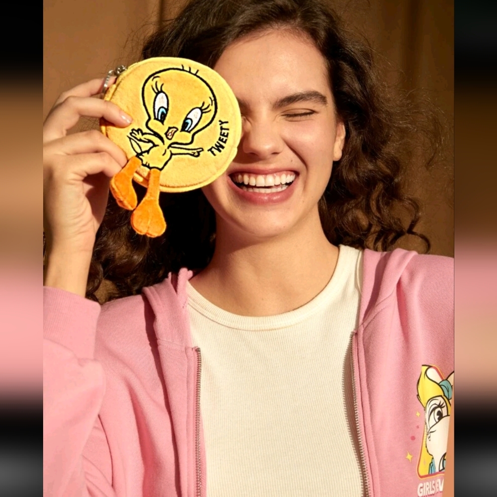 Tweety Bird Coin Purse With Keyring - Picture 2 of 6